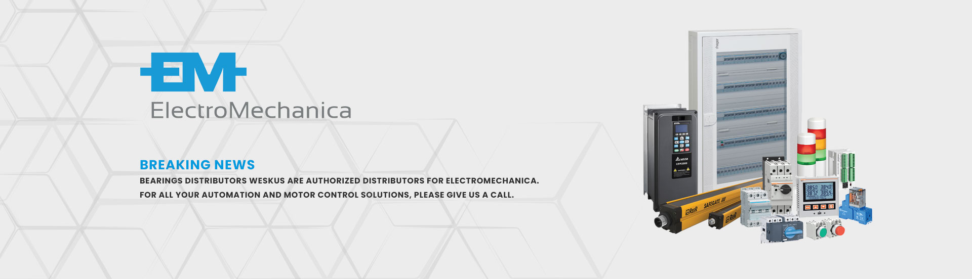 BD Weksus is a distributor of EM ElectroMechanica